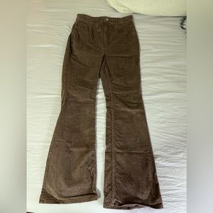 Light brown old navy flare corduroy pants